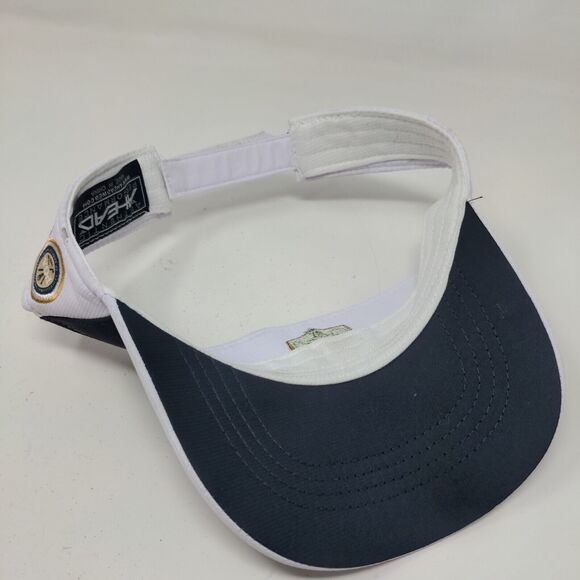 PGA Men's 75th Senior Championship Blue White Strapback Visor Hat Embroidered - Picture 12 of 15